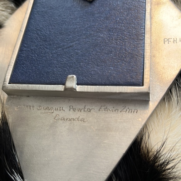 Nova Scotia Seagull Pewter hanging picture frame. New condition - Picture 8 of 10